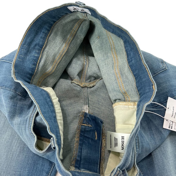 Sz 31 Hudson Blake Slim Straight Jeans Atlas - Picture 7 of 15